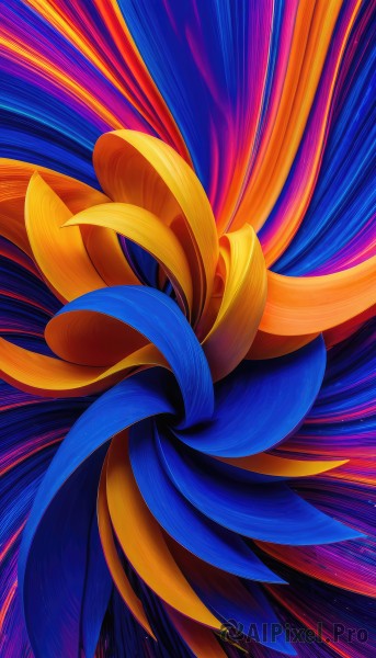 The charm of a abstract in a bold background