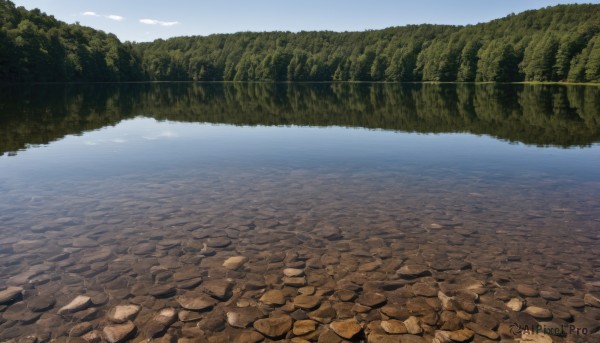 A stunning view of a landscape in day