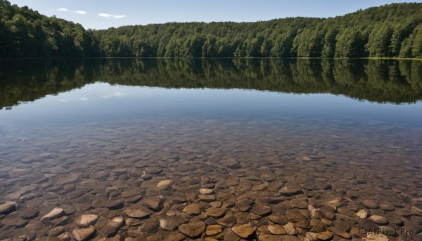 outdoors,sky,day,cloud,water,tree,blue sky,no humans,grass,nature,scenery,forest,reflection,rock,river,landscape,mountain,road,lake,reflective water