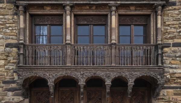 outdoors,sky,day,indoors,no humans,window,night,building,scenery,stairs,door,railing,architecture,pillar,arch,column,watermark,wall,balcony,gate,brick