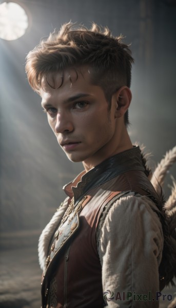 A refreshing image of a male in sunlight