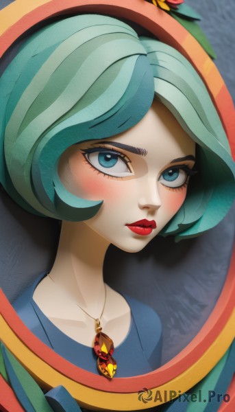 A stunning portrayal of a female in a lush dynamic scene