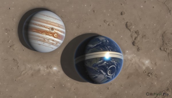 The serene presence of a spacecraft in a peaceful scenery