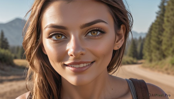 The charm of a female in a bold day