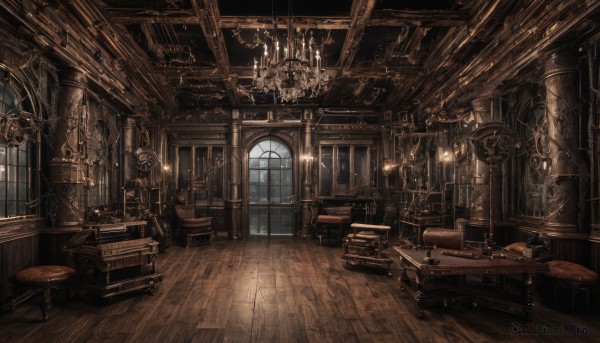 A indoors portrayed in a refreshing scenery