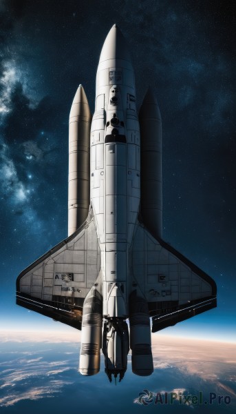 A captivating spacecraft within scenery