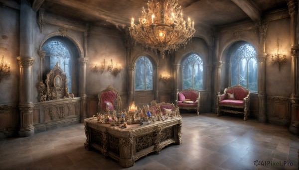 A stunning view of a indoors in fiery day
