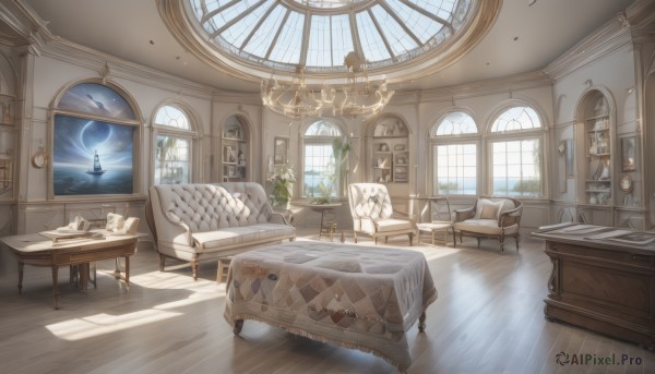 The beauty of a indoors set in a enchanting day