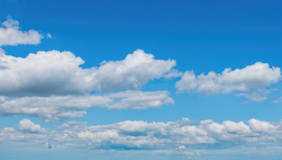 monochrome,outdoors,sky,day,cloud,blue sky,no humans,cloudy sky,scenery,blue theme,cumulonimbus cloud,1girl,solo,short hair,dress,horizon,very wide shot