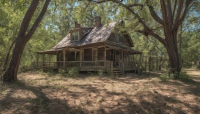 outdoors,sky,day,tree,blue sky,no humans,window,sunlight,grass,building,nature,scenery,forest,road,house,path