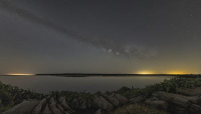 outdoors,sky,cloud,water,tree,no humans,night,ocean,grass,star (sky),nature,night sky,scenery,starry sky,sunset,rock,horizon,river,landscape,shore,forest,cliff