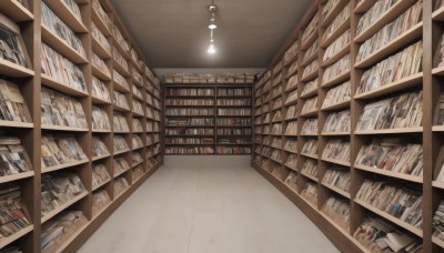 indoors,book,no humans,from below,scenery,bookshelf,shelf,library,ceiling,ladder,ceiling light,voile,light,lamp,book stack,shop