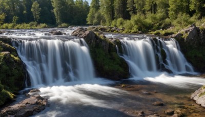 outdoors,day,water,tree,no humans,nature,scenery,forest,rock,river,waterfall,landscape,stream,sky,bush,cliff,moss