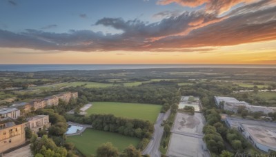 outdoors,sky,cloud,water,tree,no humans,ocean,cloudy sky,building,nature,scenery,forest,sunset,mountain,city,horizon,road,cityscape,house,river,landscape,hill,town,beach,bush,shore