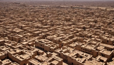 monochrome,outdoors,no humans,from above,traditional media,building,scenery,city,cityscape,sepia,rooftop,brown theme,sky,cloud,ocean,beach,sand,horizon,skyscraper,landscape,shore,town