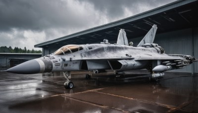 outdoors,sky,cloud,signature,military,no humans,cloudy sky,flying,realistic,aircraft,military vehicle,airplane,vehicle focus,jet,missile,fighter jet,pilot,weapon,multiple boys,day,tree,helmet,science fiction