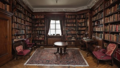 day,indoors,cup,pillow,book,no humans,window,chair,table,sunlight,curtains,scenery,couch,teacup,wooden floor,bookshelf,lamp,cushion,shelf,book stack,library,armchair,ladder,carpet,rug,wooden chair,candle,cabinet,fireplace