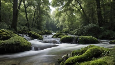 outdoors,day,water,tree,no humans,sunlight,grass,nature,scenery,forest,rock,river,waterfall,landscape,moss,stream,plant