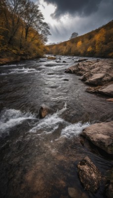 outdoors,sky,day,cloud,water,tree,no humans,bird,ocean,sunlight,cloudy sky,nature,scenery,forest,rock,mountain,river,waves,landscape,cliff,blue sky,shore