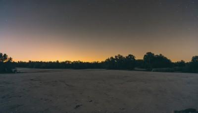 outdoors,sky,tree,no humans,night,star (sky),nature,night sky,scenery,forest,starry sky,sunset,road,bush,gradient sky,path,cloud,grass,ground vehicle