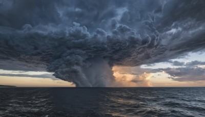 outdoors,sky,cloud,water,no humans,bird,ocean,beach,sunlight,cloudy sky,scenery,sunset,sand,horizon,waves,shore