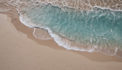 outdoors,water,no humans,ocean,beach,scenery,sand,waves,shore,day,from above,vehicle focus