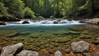 outdoors,day,water,tree,no humans,nature,scenery,forest,reflection,rock,river,waterfall,stream,sunlight,landscape