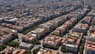 outdoors,tree,no humans,from above,building,scenery,city,cityscape,river,skyscraper,ground vehicle,motor vehicle,car,road,real world location