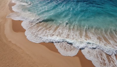 outdoors,day,water,no humans,shadow,ocean,beach,scenery,sand,waves,shore,from above,vehicle focus