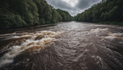 outdoors,sky,day,cloud,water,tree,no humans,ocean,beach,cloudy sky,nature,scenery,forest,mountain,realistic,river,waves,landscape,shore