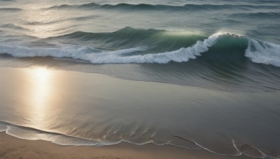 outdoors,sky,cloud,water,no humans,ocean,beach,sunlight,scenery,mountain,sand,horizon,waves,landscape,shore,day,signature