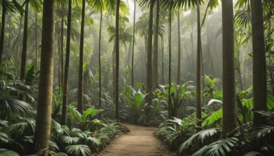 flower,outdoors,day,tree,no humans,leaf,sunlight,grass,plant,nature,scenery,forest,light rays,bamboo,bamboo forest,road,bush,path