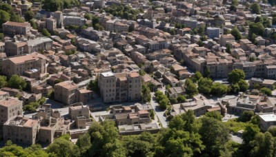 outdoors,day,tree,no humans,from above,building,nature,scenery,forest,city,cityscape,river,ruins