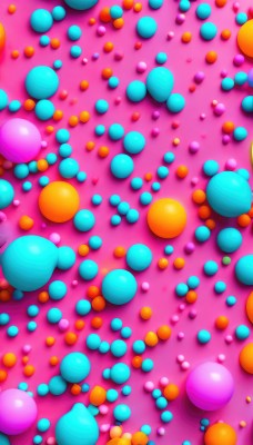 solo,no humans,from above,balloon,colorful,artist name,signature,blurry,gradient,gradient background,depth of field,shadow,pink background,scenery,light particles,pink theme,multicolored background,bokeh,too many,abstract,still life