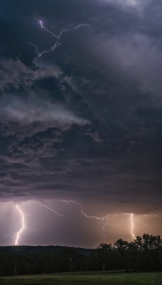 outdoors,sky,cloud,tree,no humans,cloudy sky,grass,nature,scenery,forest,mountain,electricity,lightning,landscape,dark