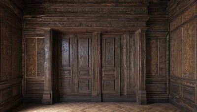 outdoors,day,indoors,tree,no humans,window,sunlight,scenery,stairs,door,pillar,arch,signature,shadow,wooden floor,fantasy,tiles,wall,architecture,tile floor,floor,hallway,column