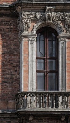 indoors,no humans,window,scenery,reflection,stairs,door,candle,architecture,brick wall,pillar,church,arch,candlestand,sky,railing,statue,gate,column