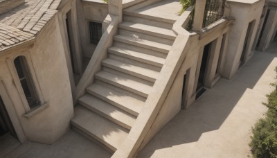 outdoors,day,tree,no humans,window,shadow,sunlight,grass,plant,building,scenery,stairs,door,road,bush,shade,watermark,architecture,house,street,path,stone stairs