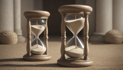 indoors,blurry,no humans,depth of field,blurry background,shadow,basket,pillar,still life