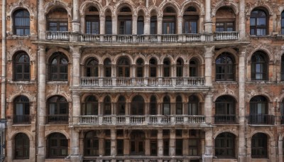 outdoors,no humans,window,traditional media,building,scenery,stairs,door,railing,architecture,bridge,pillar,arch,balcony,sky,day,watermark,city,cityscape