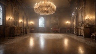 HQ,day,indoors,book,no humans,window,chair,table,sunlight,scenery,reflection,light rays,wooden floor,stairs,door,light,lamp,candle,stool,ceiling,carpet,candlestand,ceiling light,reflective floor,chandelier,fireplace,wooden chair,plant,vase,painting (object),cabinet