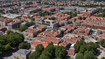 outdoors,tree,no humans,from above,building,scenery,city,road,cityscape,house,river,nature,forest,bridge,landscape,town,real world location