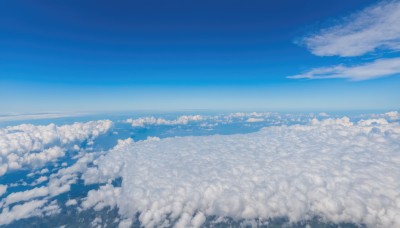 monochrome,outdoors,sky,day,cloud,tree,blue sky,no humans,ocean,cloudy sky,nature,scenery,forest,blue theme,mountain,horizon,landscape,water