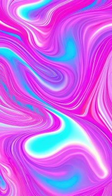 solo,pink hair,no humans,colorful,abstract,gradient,glowing,pink theme,multicolored background