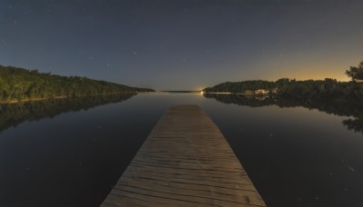 outdoors,sky,cloud,water,tree,no humans,night,grass,star (sky),nature,night sky,scenery,starry sky,reflection,sunset,horizon,road,river,landscape,ocean,fire,ground vehicle,forest,lake,campfire