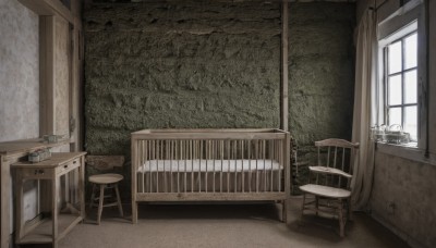 day,indoors,cup,no humans,window,shadow,chair,table,scenery,door,wall,stool,kitchen,sink,curtains,box,shelf,cabinet,wooden chair