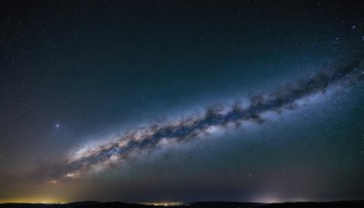 outdoors,sky,cloud,no humans,night,star (sky),night sky,scenery,starry sky,sunset,horizon,star (symbol),milky way