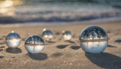 outdoors, blurry, no humans, depth of field, blurry background, shadow, scenery, still life