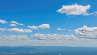 monochrome,outdoors,sky,day,cloud,water,blue sky,no humans,ocean,cloudy sky,scenery,blue theme,horizon,landscape,island