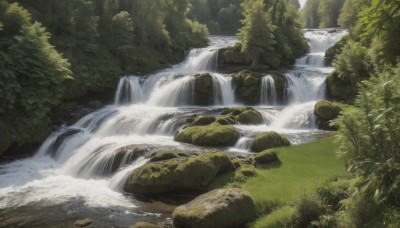 outdoors,day,water,tree,no humans,grass,plant,nature,scenery,forest,rock,river,waterfall,moss,stream,bush,landscape